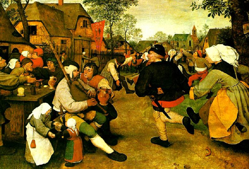 Pieter Bruegel bonddans Spain oil painting art